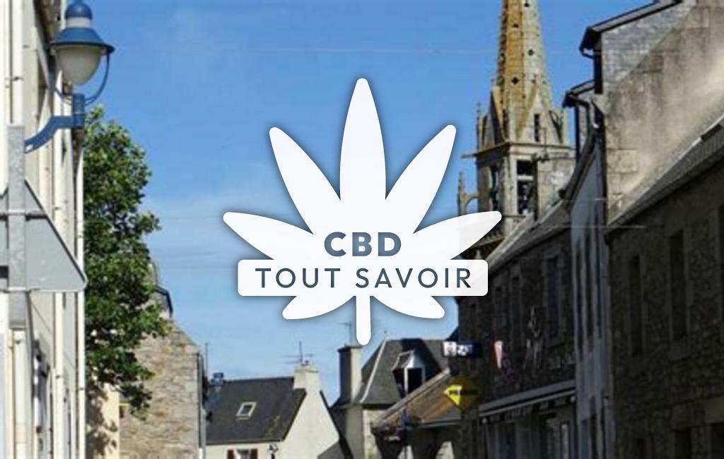 Village à Santec avec feuille Cannabis CBD