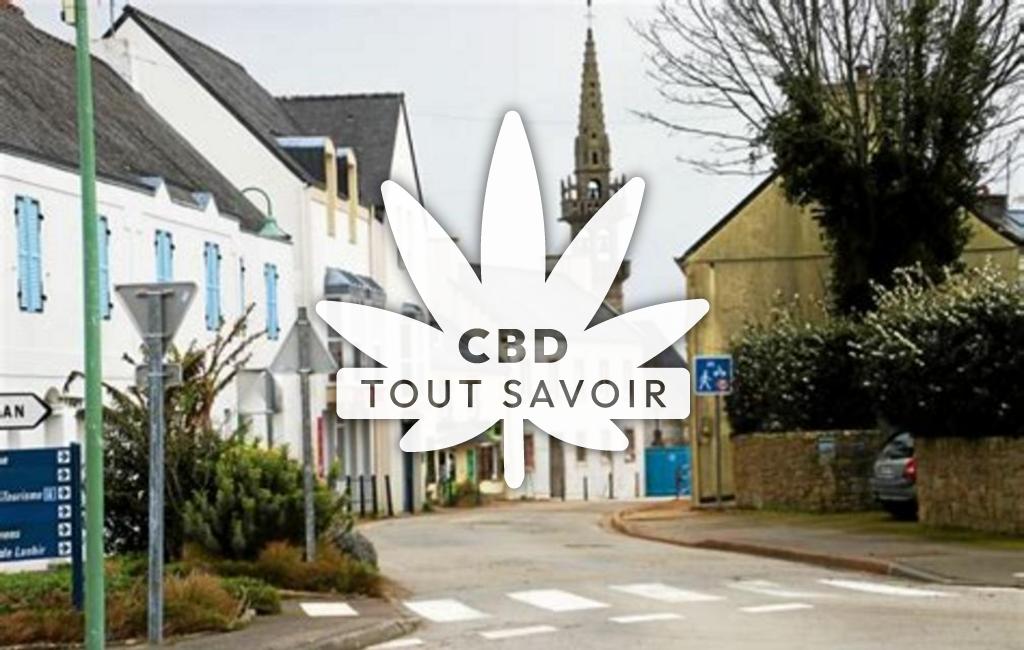 Village à Plouzane avec feuille Cannabis CBD