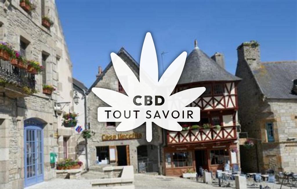 Village à Saint-Renan avec feuille Cannabis CBD