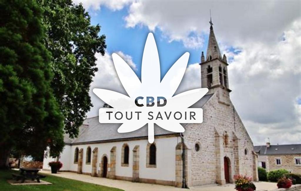 Village à Locunole avec feuille Cannabis CBD