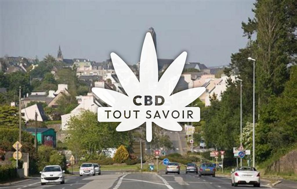 Village à Guipavas avec feuille Cannabis CBD
