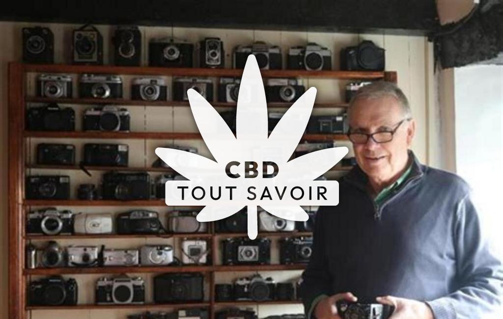 Village à Spezet avec feuille Cannabis CBD