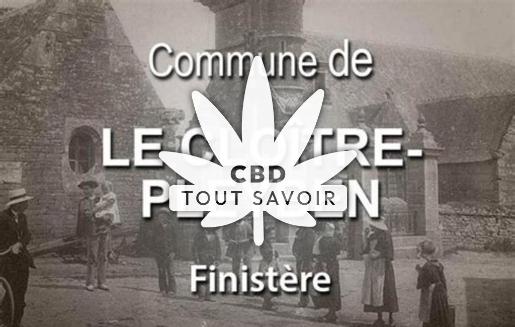 Village à Ploeven avec feuille Cannabis CBD