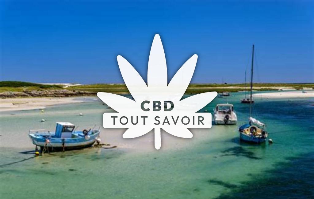 Village à Plobannalec-Lesconil avec feuille Cannabis CBD
