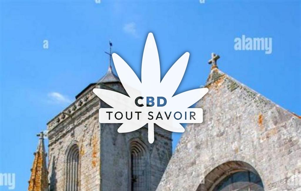 Village à Primelin avec feuille Cannabis CBD