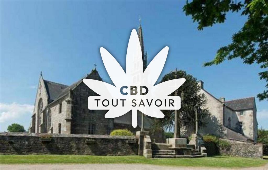 Village à Pencran avec feuille Cannabis CBD