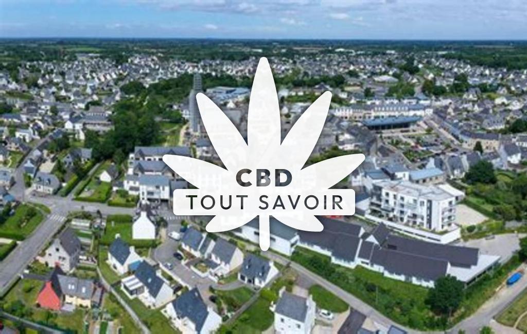 Village à Gouesnou avec feuille Cannabis CBD