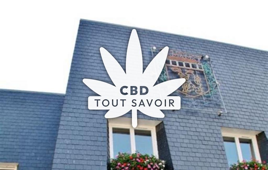 Village à Plouvien avec feuille Cannabis CBD
