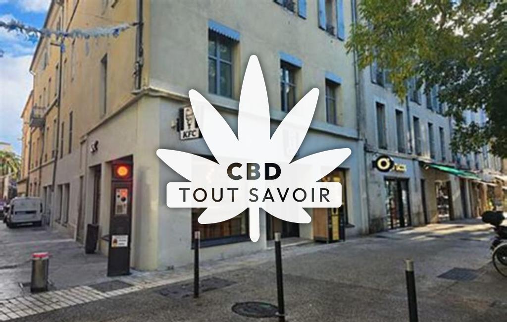 Village à SouSaintelle avec feuille Cannabis CBD