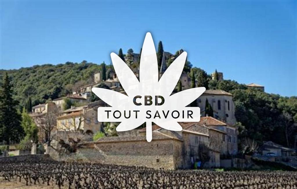 Village à Saint-Alexandre avec feuille Cannabis CBD