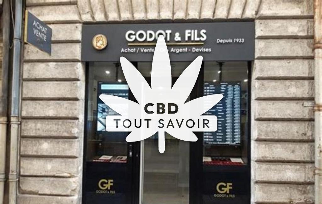 Village à Les-Plans avec feuille Cannabis CBD