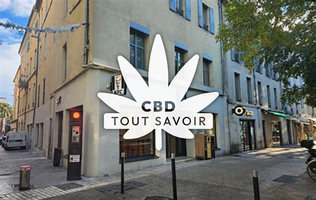 Village à Portes avec feuille Cannabis CBD