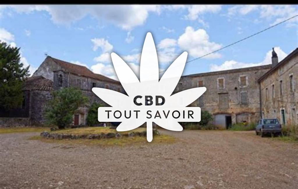 Village à Campestre-Et-Luc avec feuille Cannabis CBD