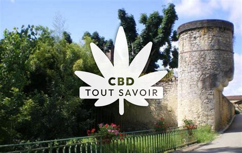 Village à Beraut avec feuille Cannabis CBD