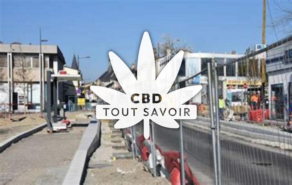 Village à Saint-Medard avec feuille Cannabis CBD