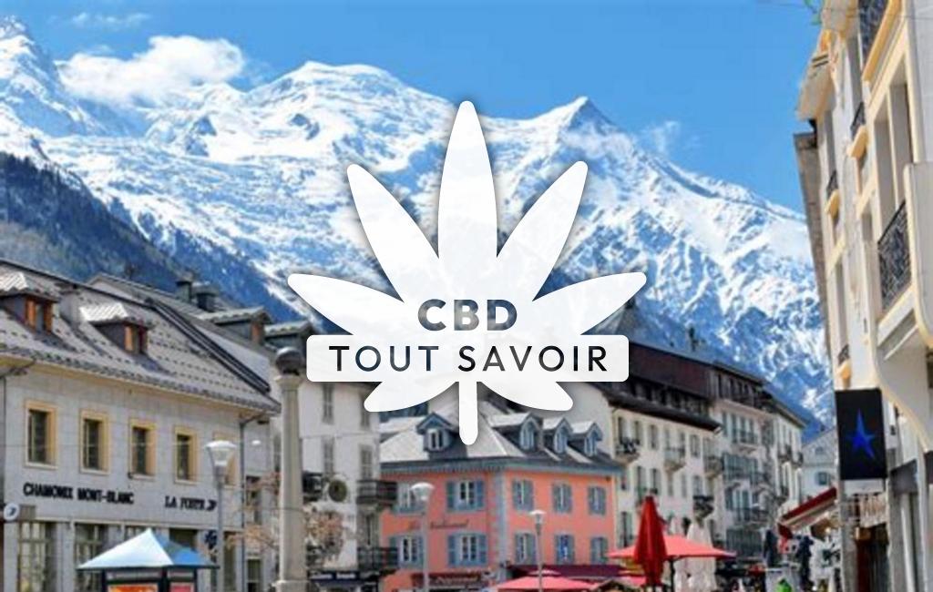 Village à Monblanc avec feuille Cannabis CBD
