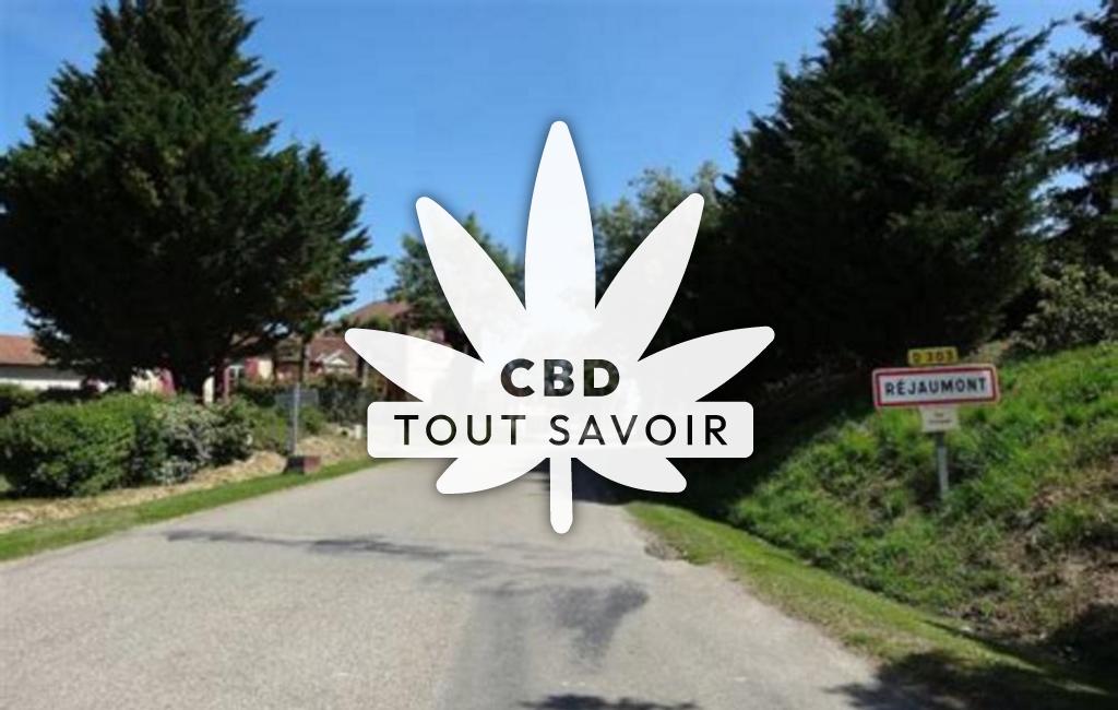 Village à Rejaumont avec feuille Cannabis CBD