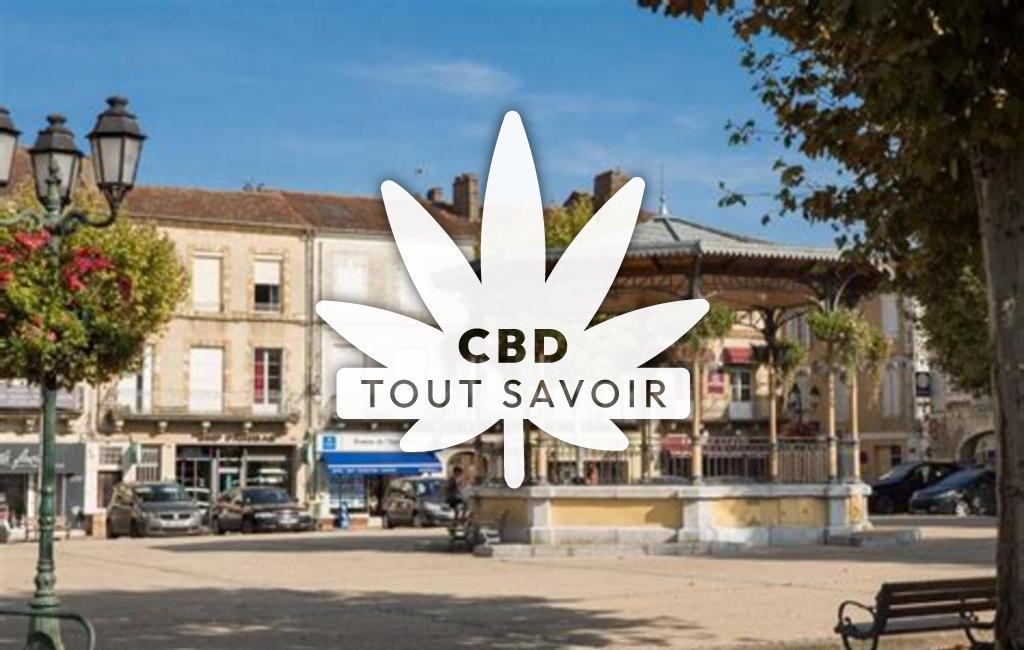 Village à Ardizas avec feuille Cannabis CBD