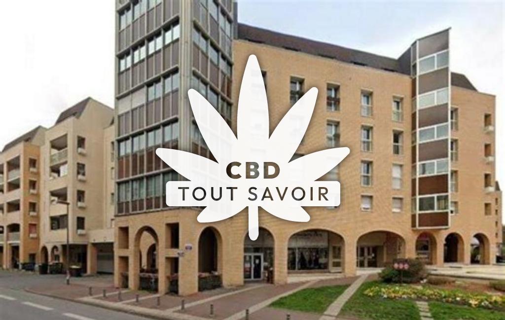 Village à Semezies-Cachan avec feuille Cannabis CBD