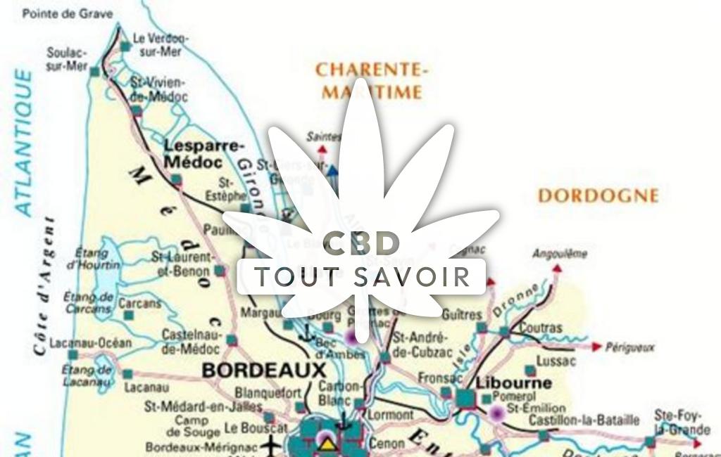 Village à Lados avec feuille Cannabis CBD