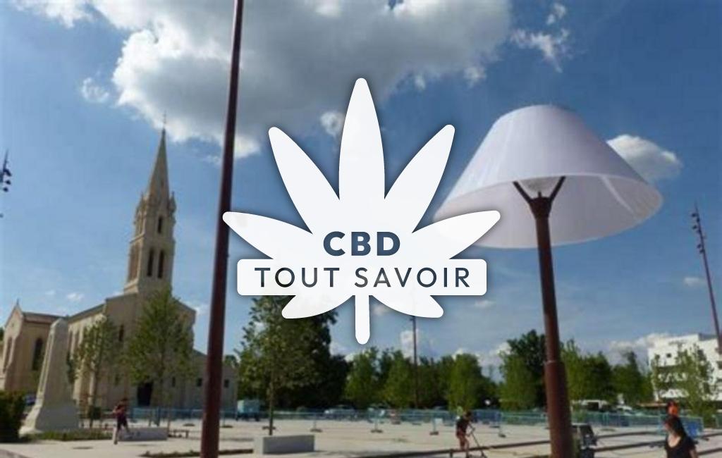 Village à Gradignan avec feuille Cannabis CBD