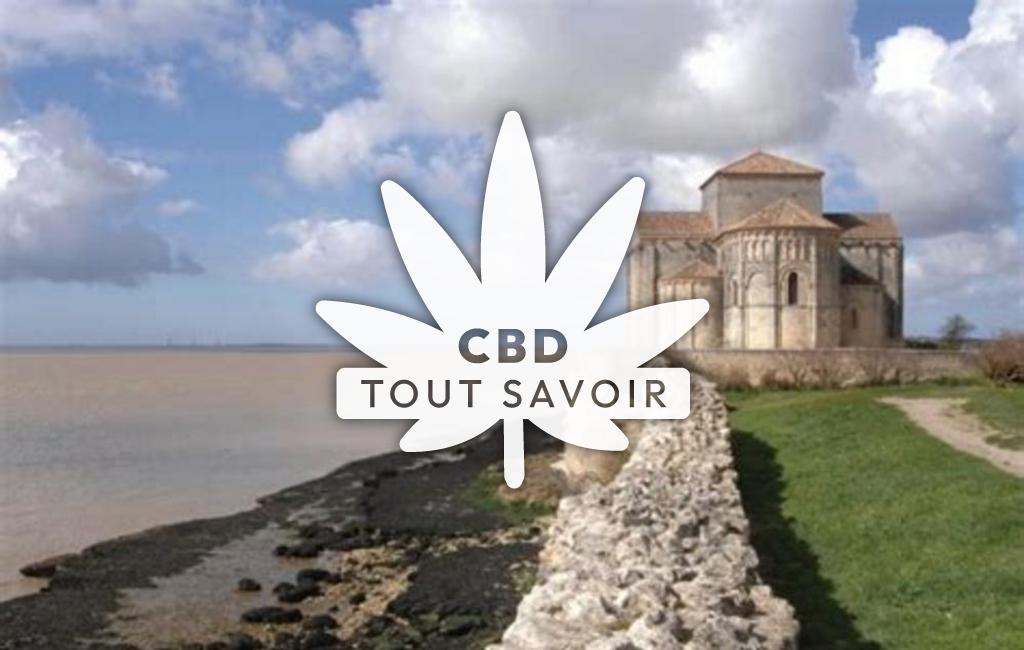 Village à Sainte-Radegonde avec feuille Cannabis CBD