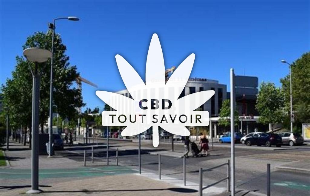 Village à Talence avec feuille Cannabis CBD