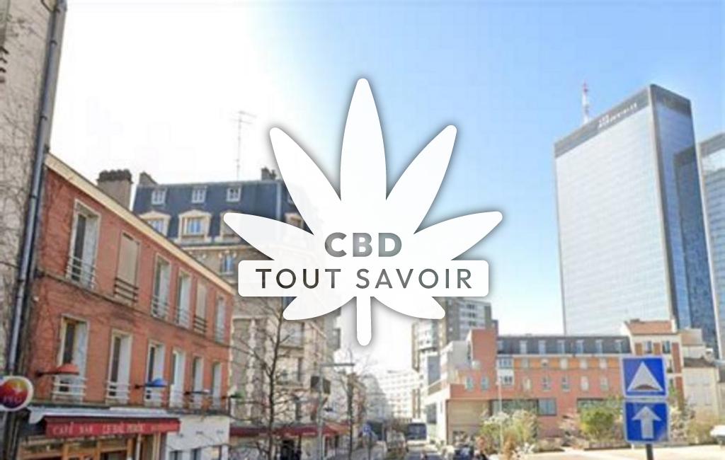 Village à Coutures avec feuille Cannabis CBD