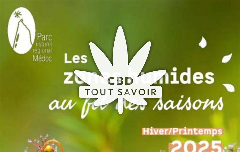 Village à Braud-Et-Saint-Louis avec feuille Cannabis CBD