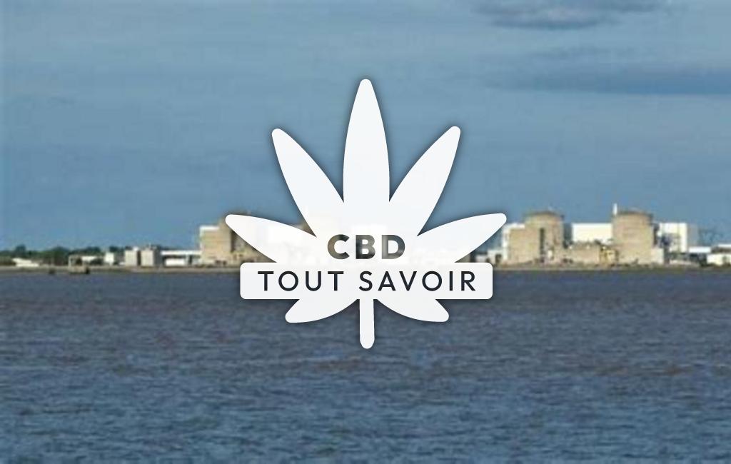Village à Val-de-Livenne avec feuille Cannabis CBD