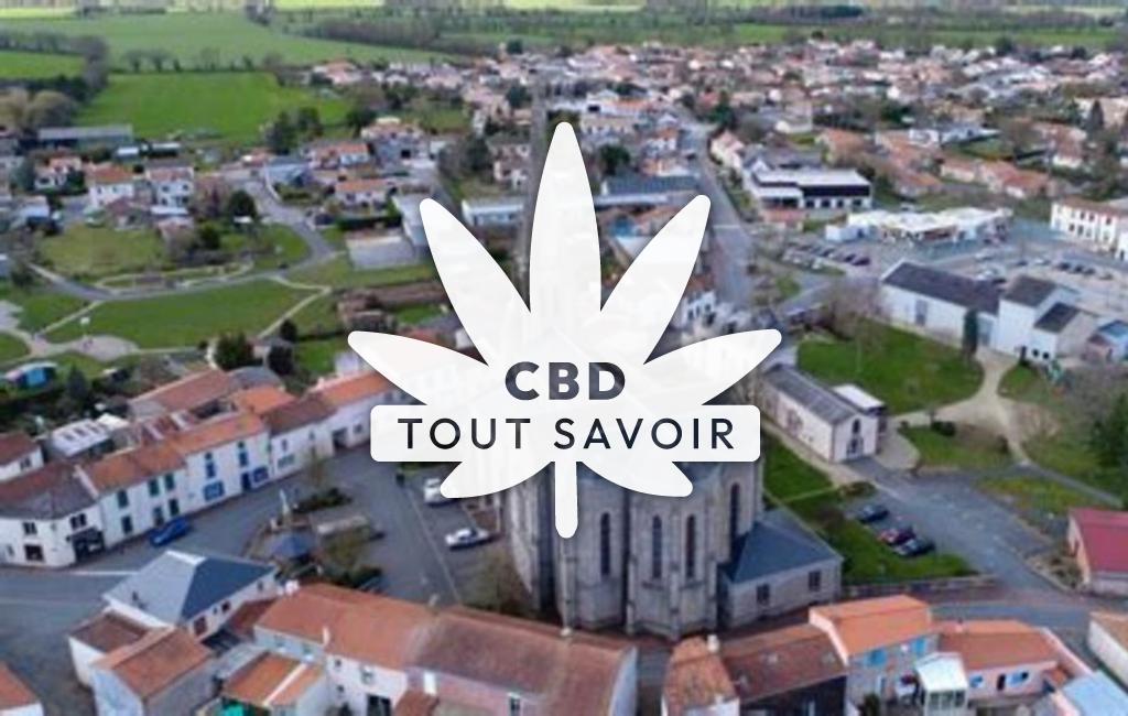 Village à La-Boissiere avec feuille Cannabis CBD