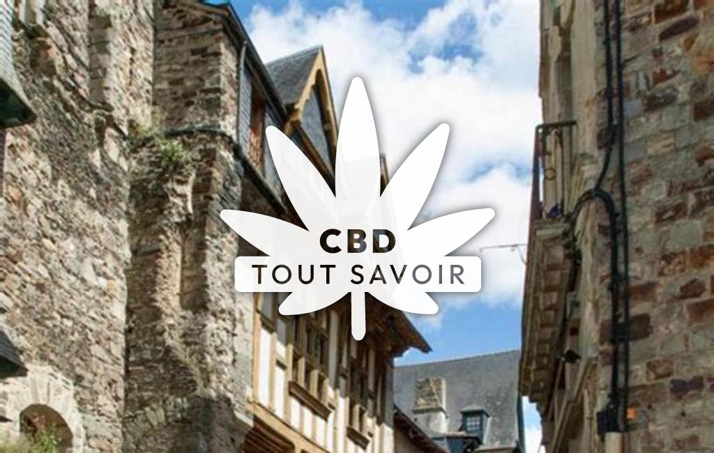 Village à Esse avec feuille Cannabis CBD
