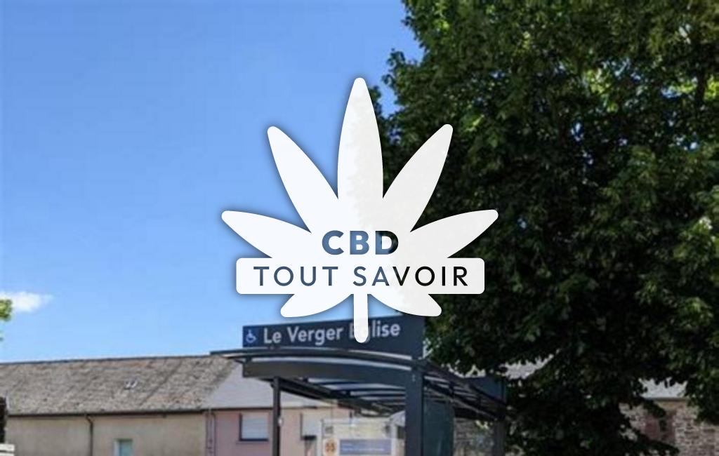 Village à Le-Verger avec feuille Cannabis CBD