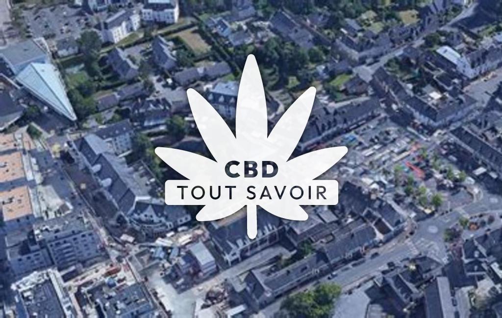 Village à Bruz avec feuille Cannabis CBD