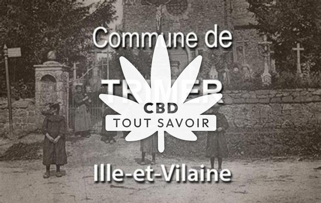 Village à Trimer avec feuille Cannabis CBD