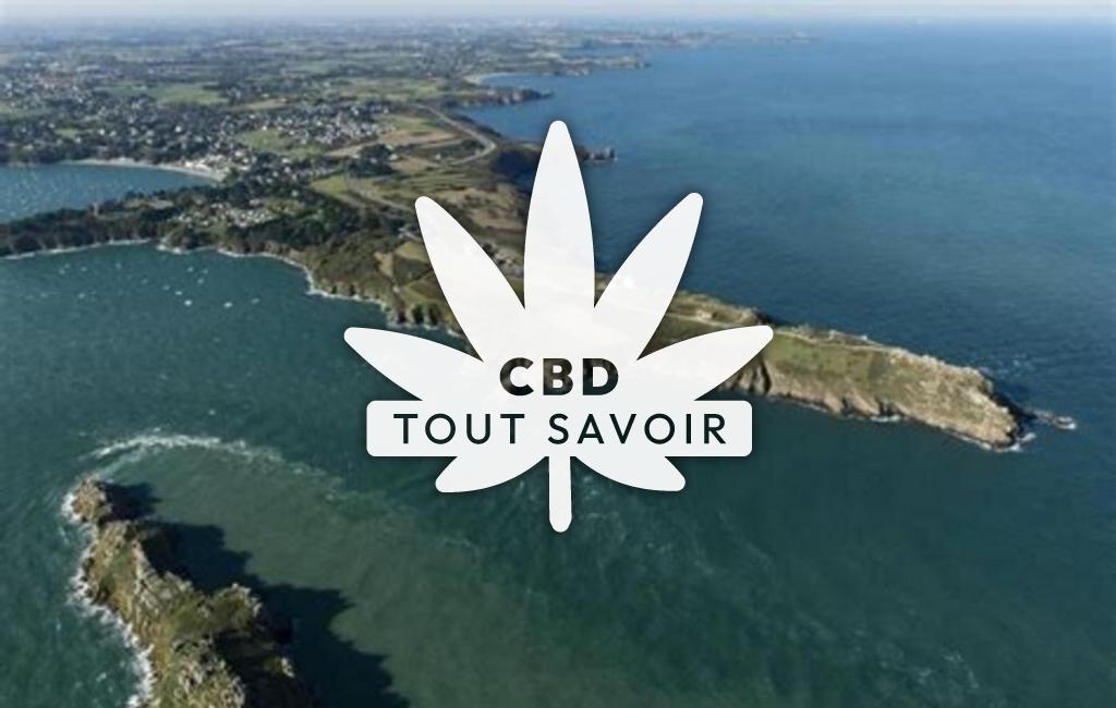 Village à Montreuil-des-Landes avec feuille Cannabis CBD