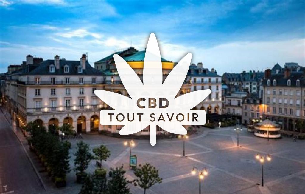 Village à Parce avec feuille Cannabis CBD