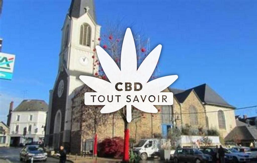 Village à Retiers avec feuille Cannabis CBD