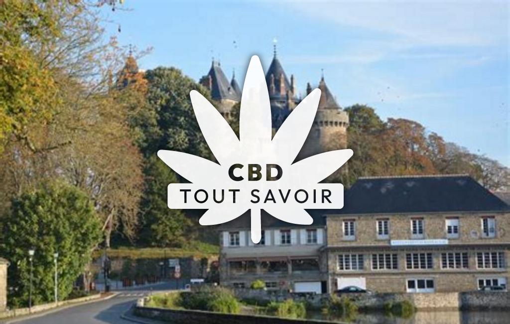 Village à Combourg avec feuille Cannabis CBD