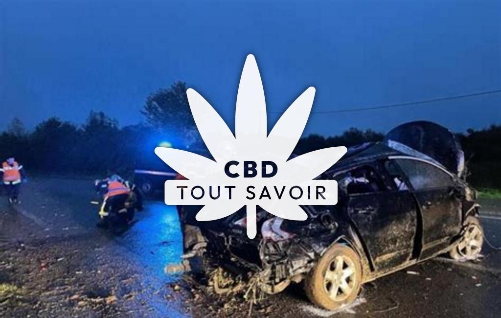Village à Saint-Onen-la-Chapelle avec feuille Cannabis CBD