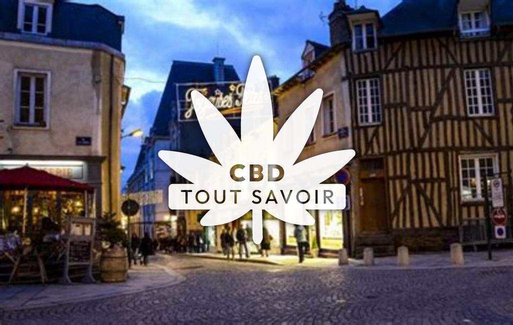 Village à Domloup avec feuille Cannabis CBD