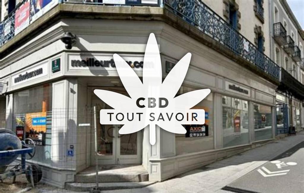 Village à Vitre avec feuille Cannabis CBD