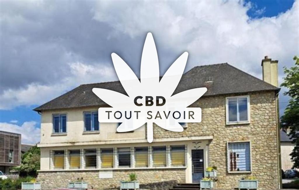 Village à L'Hermitage avec feuille Cannabis CBD