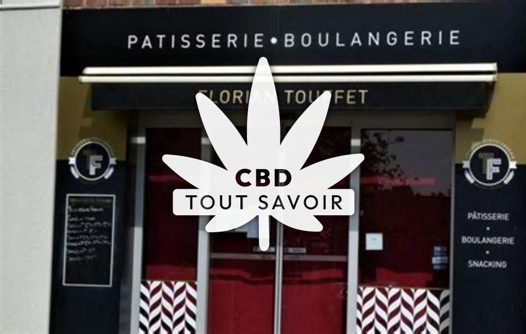 Village à Le-Rheu avec feuille Cannabis CBD