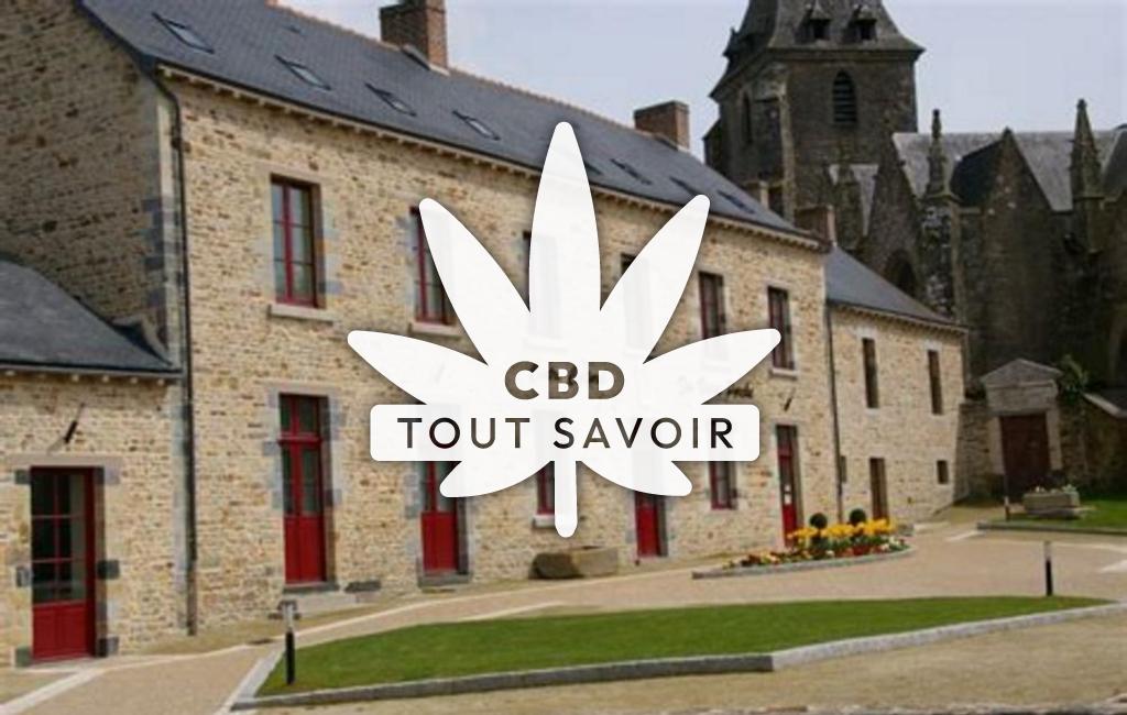 Village à Bais avec feuille Cannabis CBD