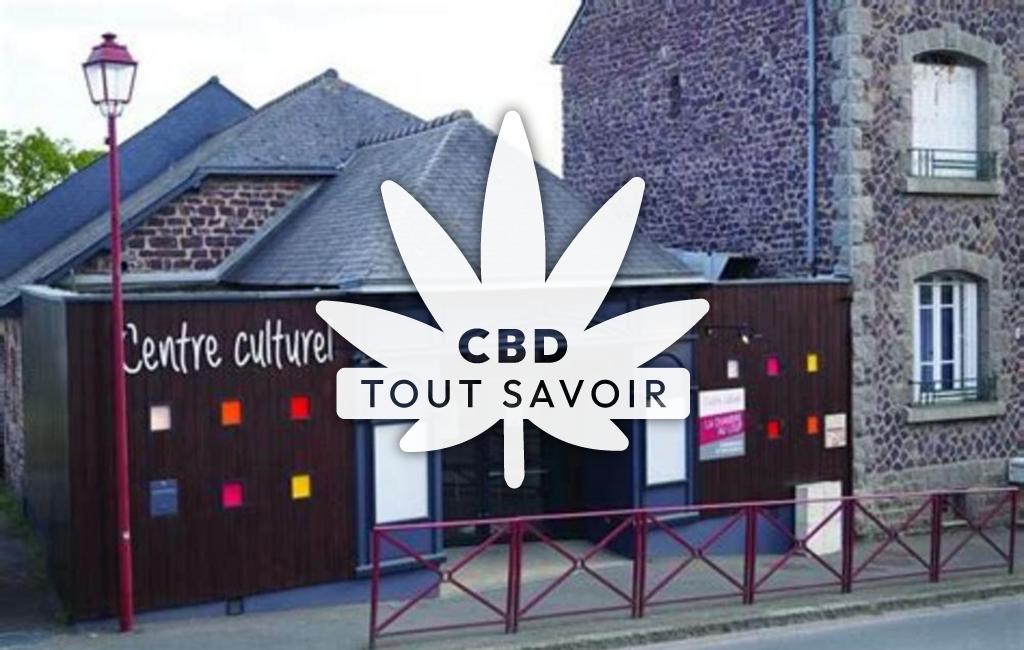 Village à Iffendic avec feuille Cannabis CBD