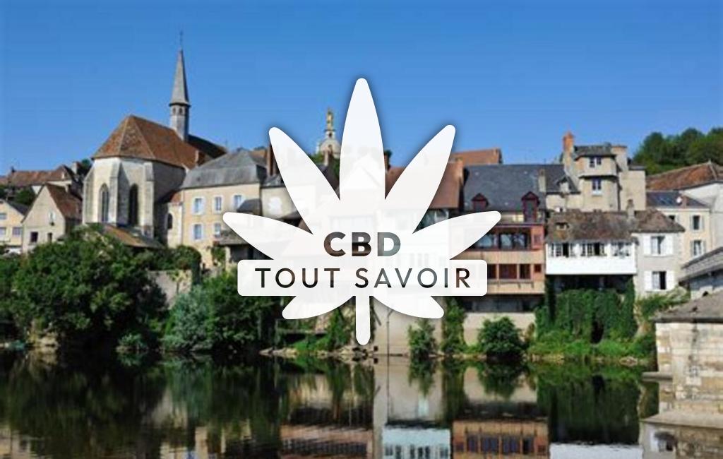 Village à Argenton-sur-Creuse avec feuille Cannabis CBD