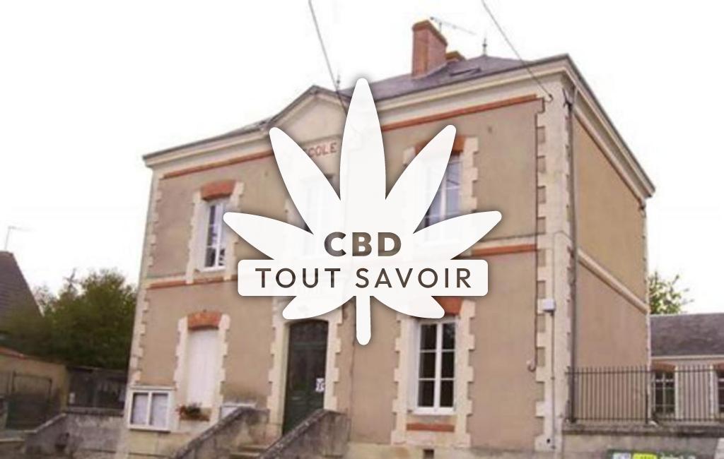 Village à Preaux avec feuille Cannabis CBD