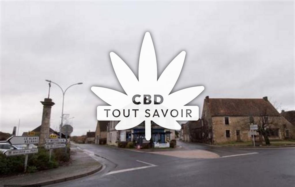Village à Rosnay avec feuille Cannabis CBD