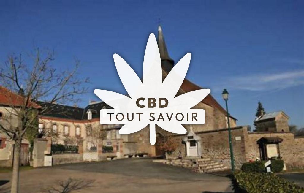 Village à Beaulieu avec feuille Cannabis CBD